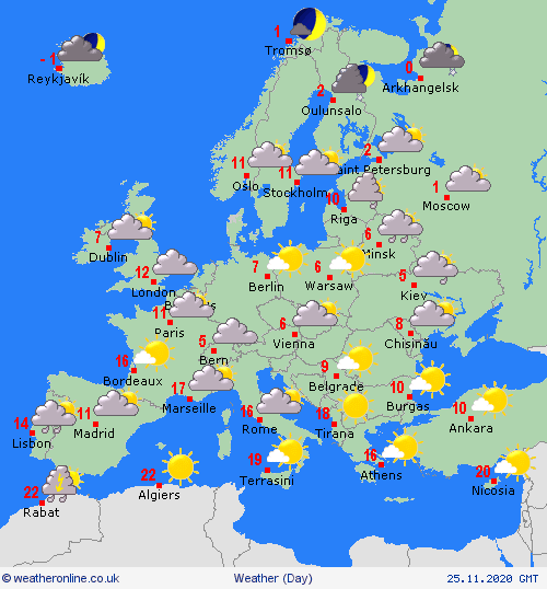 UK and europe weather forecast latest, november 25: persistent mist fog set to cover europe